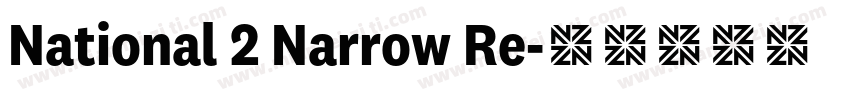National 2 Narrow Re字体转换